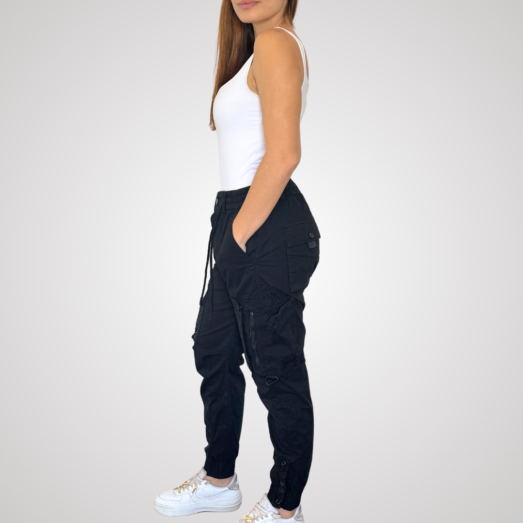 Calça Cargo Casual Feminina