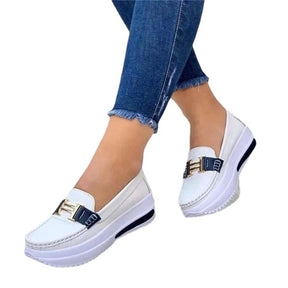 Mocassim Feminino de Couro Confort Ever