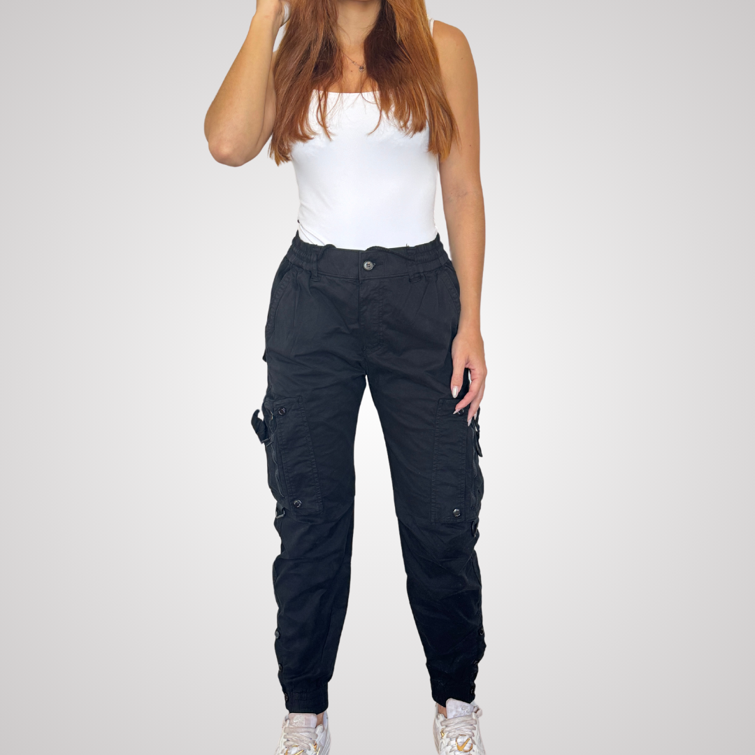 Calça Cargo Casual Feminina