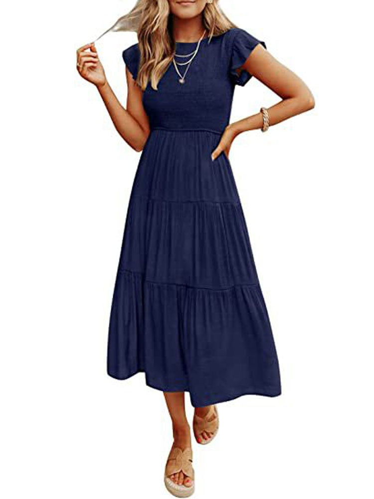 Vestido Midi Casual Flutter