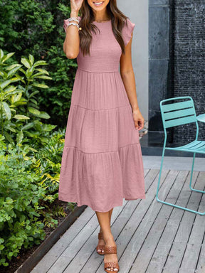 Vestido Midi Casual Flutter