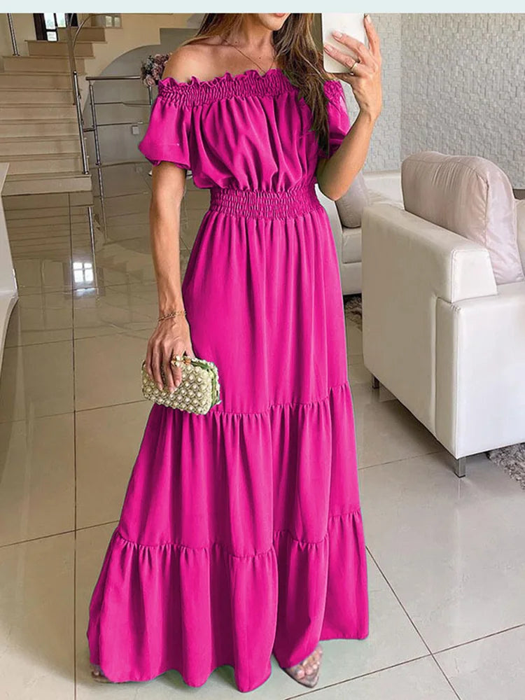 Vestido Longo Esmeralda - Elegante e Versátil