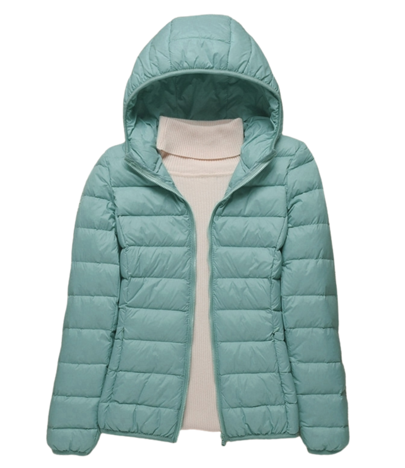 Jaqueta Puffer Feminina - Com capuz