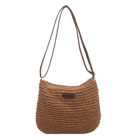 (Compre 01 Leve 02) Bolsa de Palha Trançada Artesanal -  Tropical